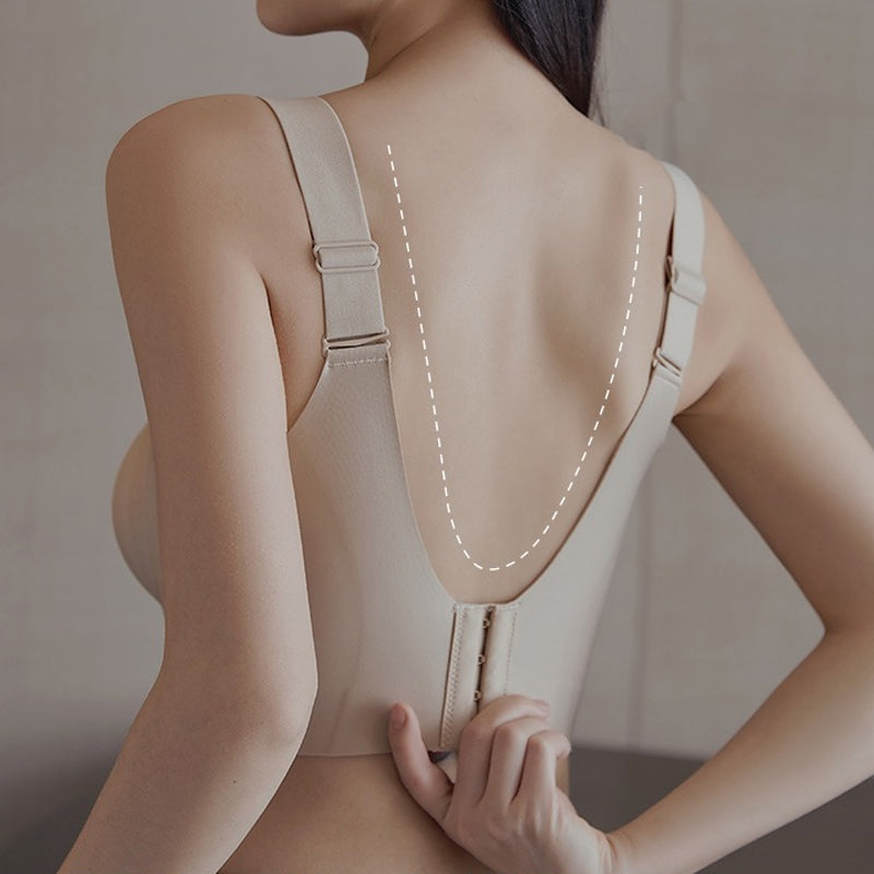 Side Coverage and Anti-Sagging Wire-Free Bra