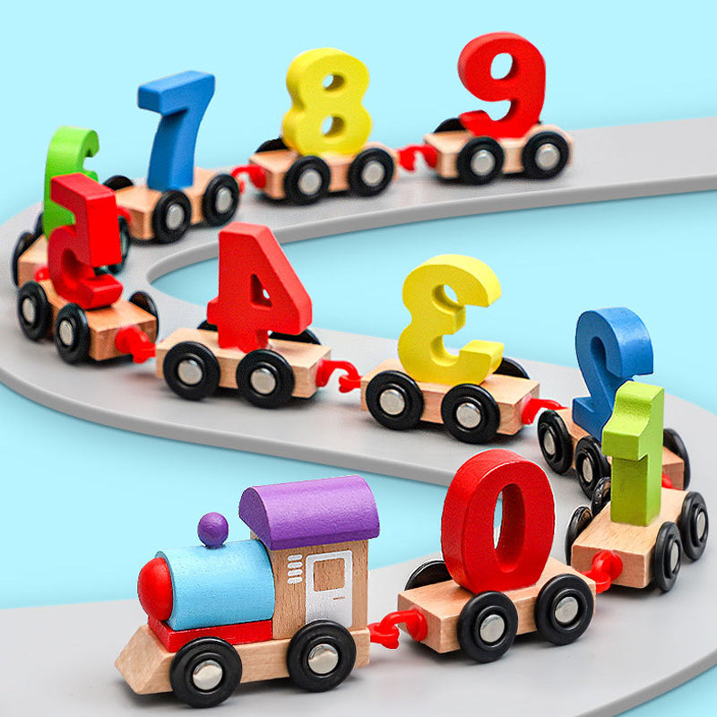 💥Hot Sale💥Wooden Digital Train Toy