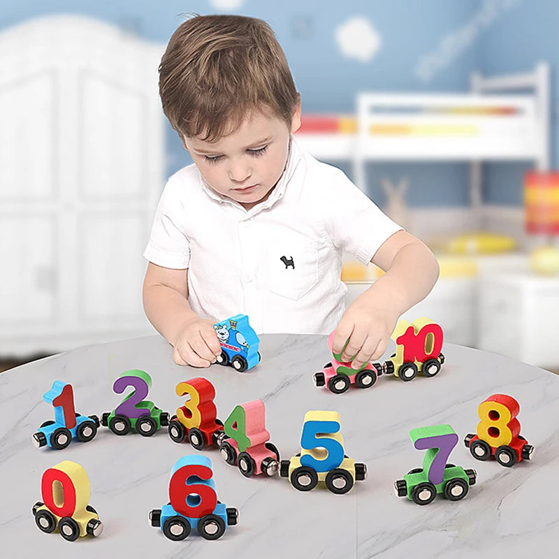 💥Hot Sale💥Wooden Digital Train Toy