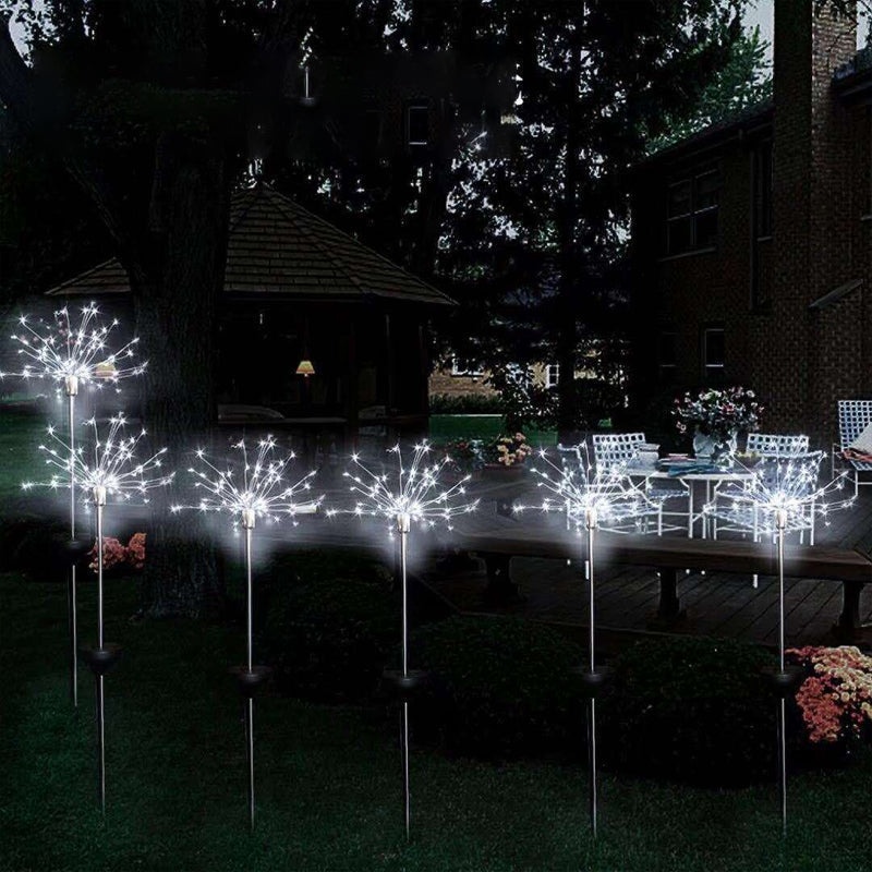 Waterproof  Solar Garden Fireworks Lamp