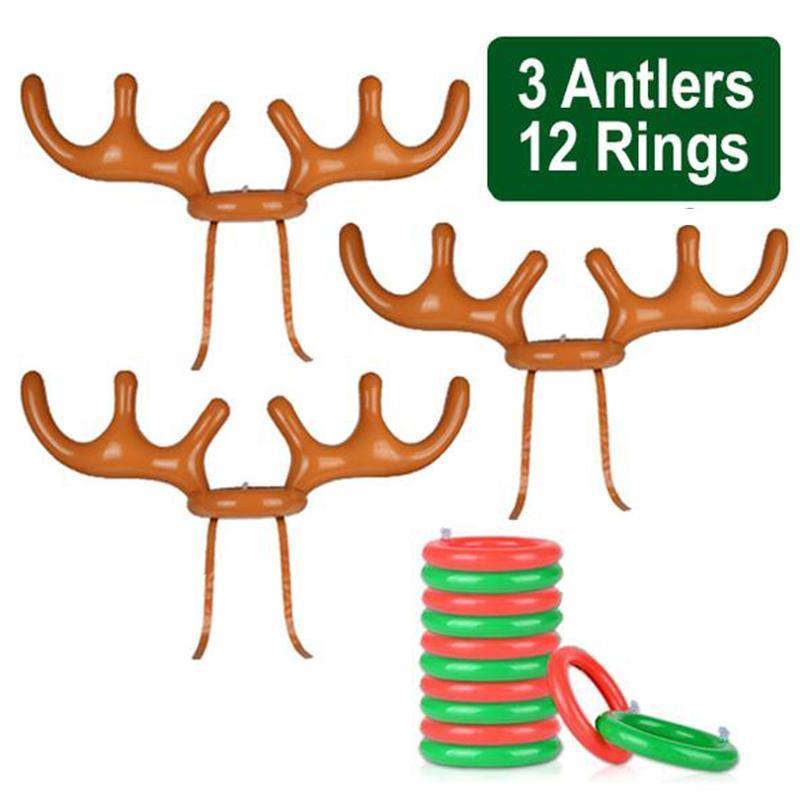 Christmas Reindeer Antler Ring Toss Game