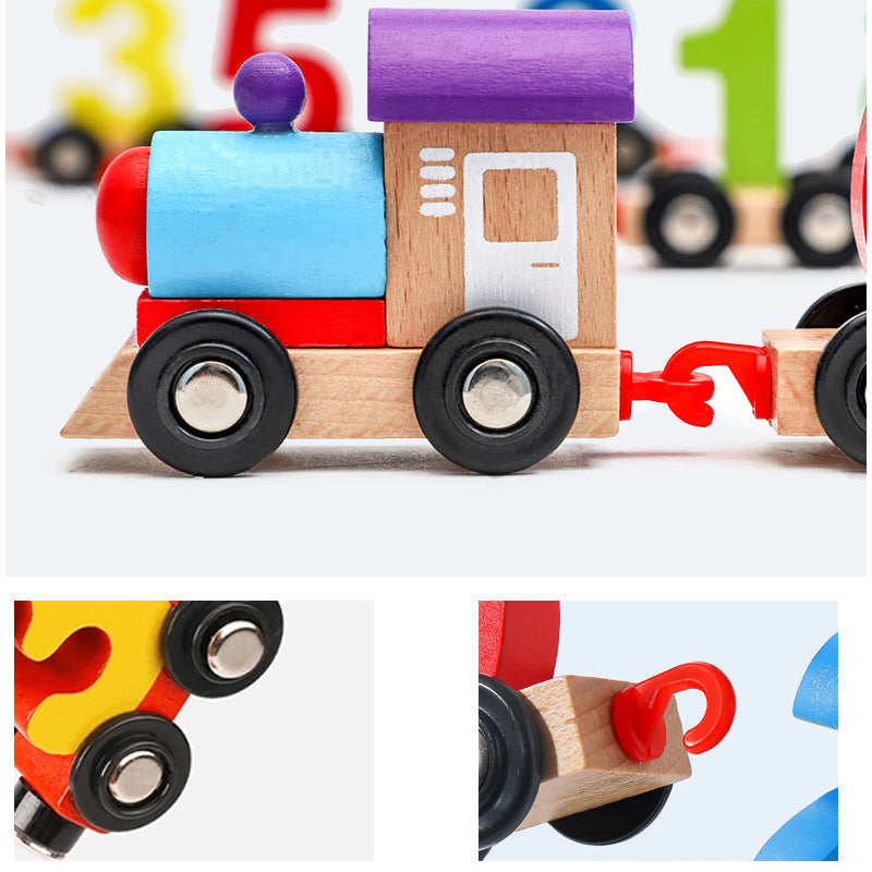 💥Hot Sale💥Wooden Digital Train Toy