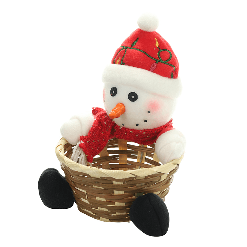 Christmas Candy Woven Basket