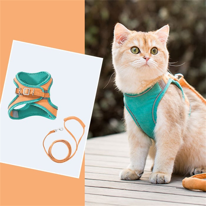 Cat Vest Harness and Leash Set