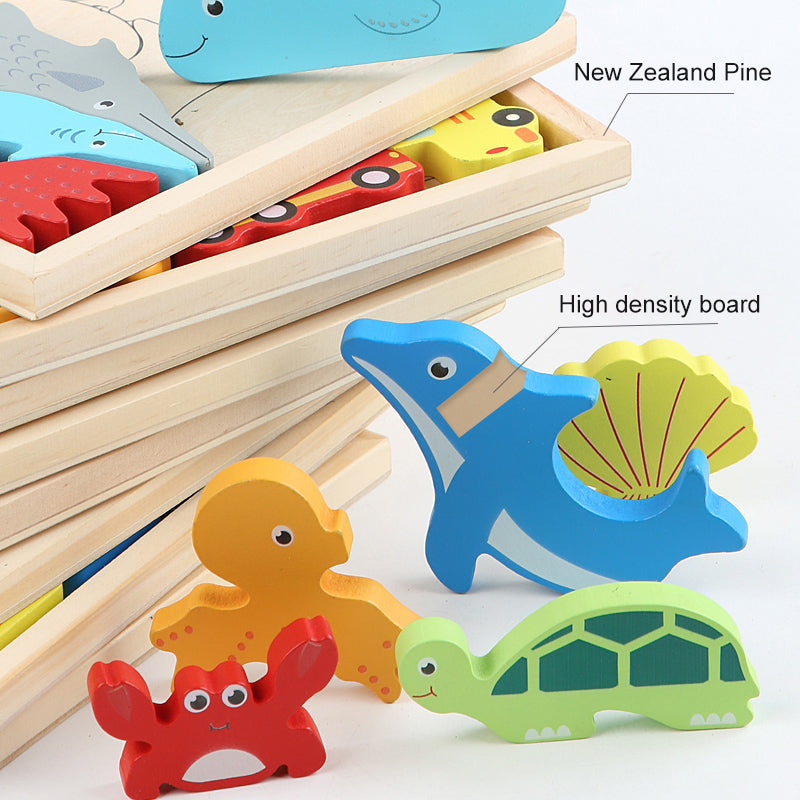 Wooden Toddler Jigsaw Puzzles