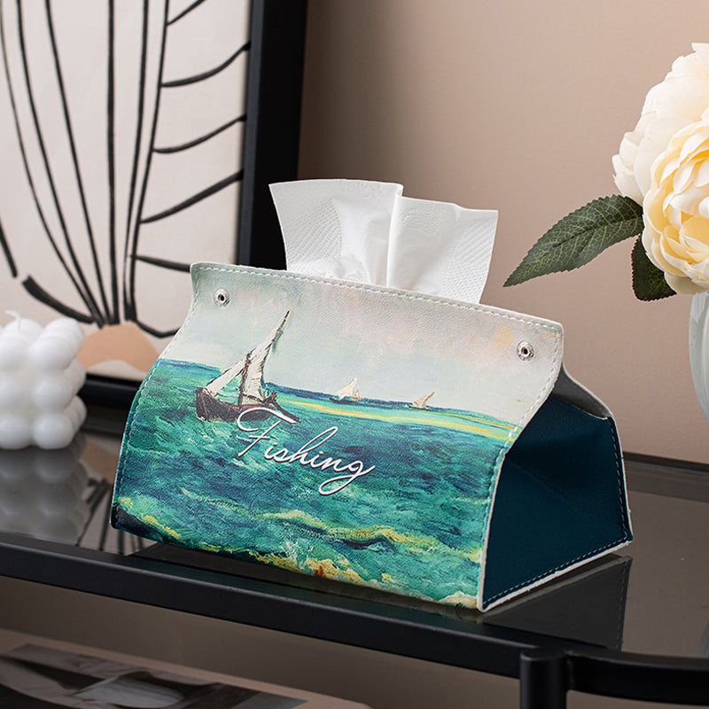 Van Gogh Oil Painting Tissue Box