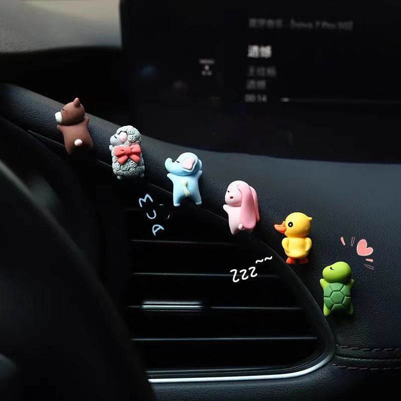 Car center console cartoon decoration supplies