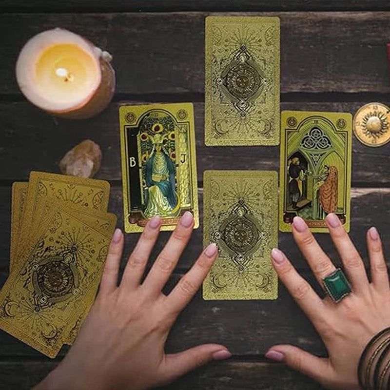 Explore the Mystical World of Tarot Gold Foil Tarot