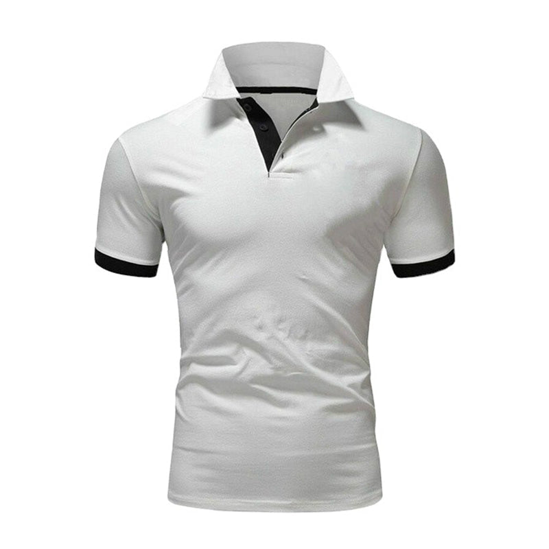 Men's Solid Color Polo Shirt