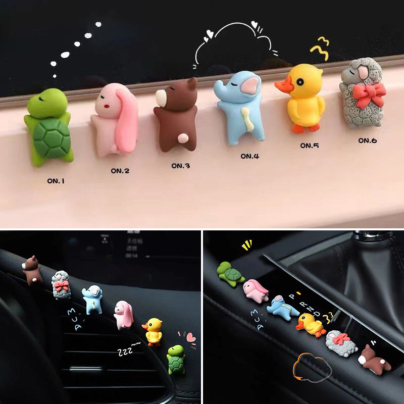 Car center console cartoon decoration supplies