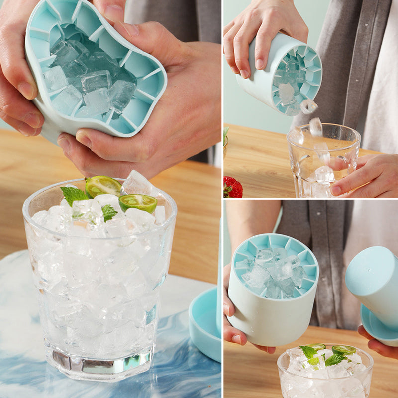 Silicone Ice Cube Maker Cup