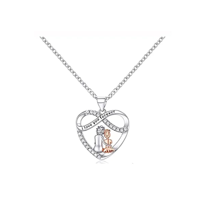 Love You Forever Heart Necklace